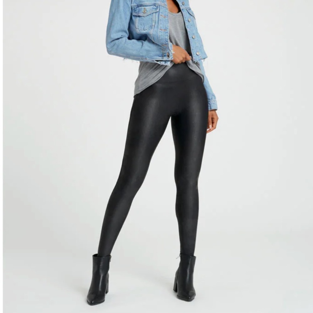 SPANX Faux Leather Leggings